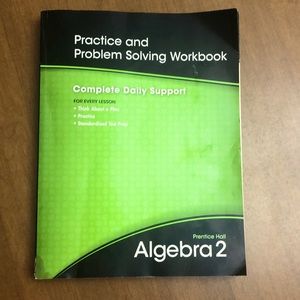 Algebra 2 Standardized Test Prep Workbook